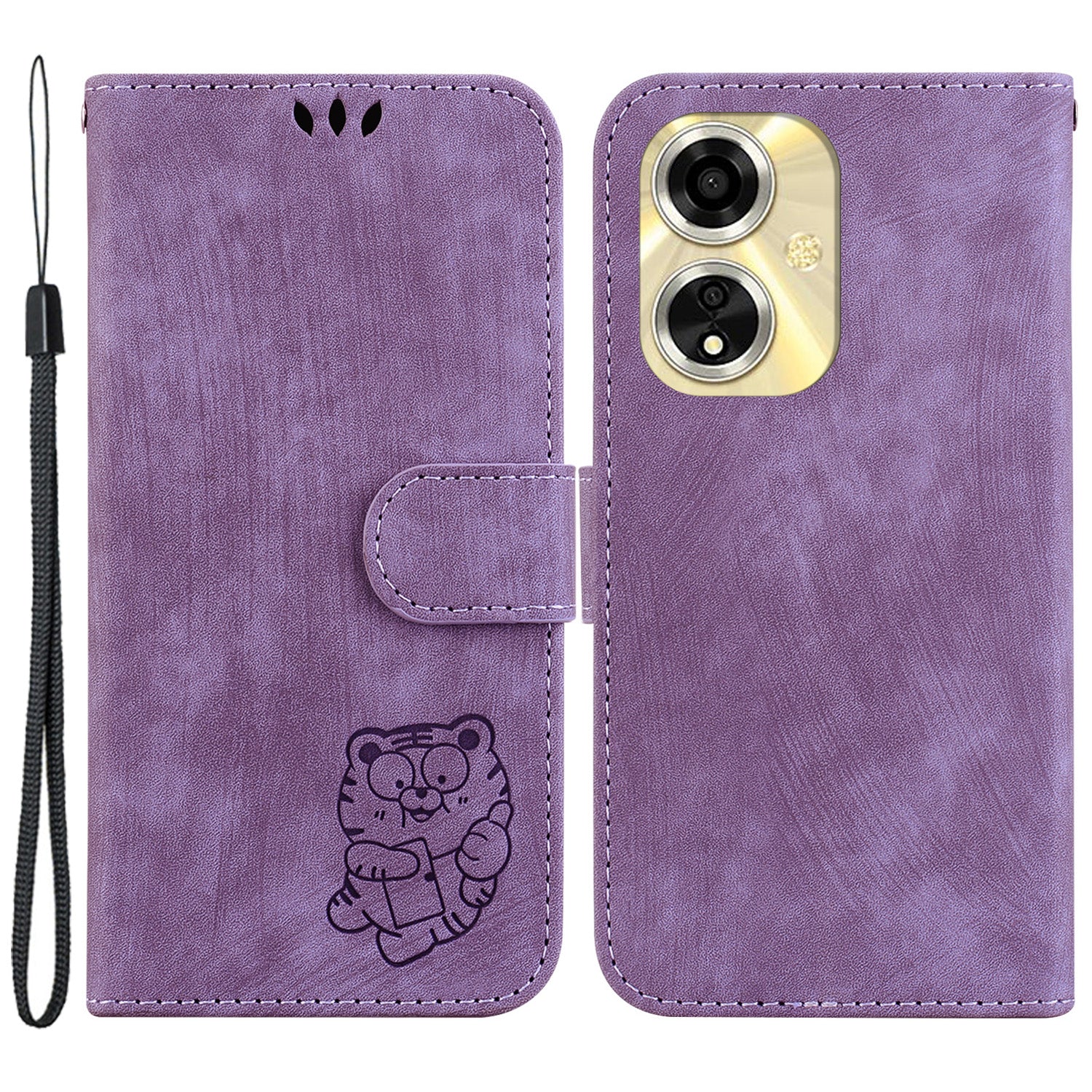 For Oppo A59 5G / A2m 5G Case Cute Tiger PU Leather Wallet Flip Phone Cover For Oppo A59 5G / A2m 5G Case Cute Tiger PU Leather Wallet Flip Phone Cover